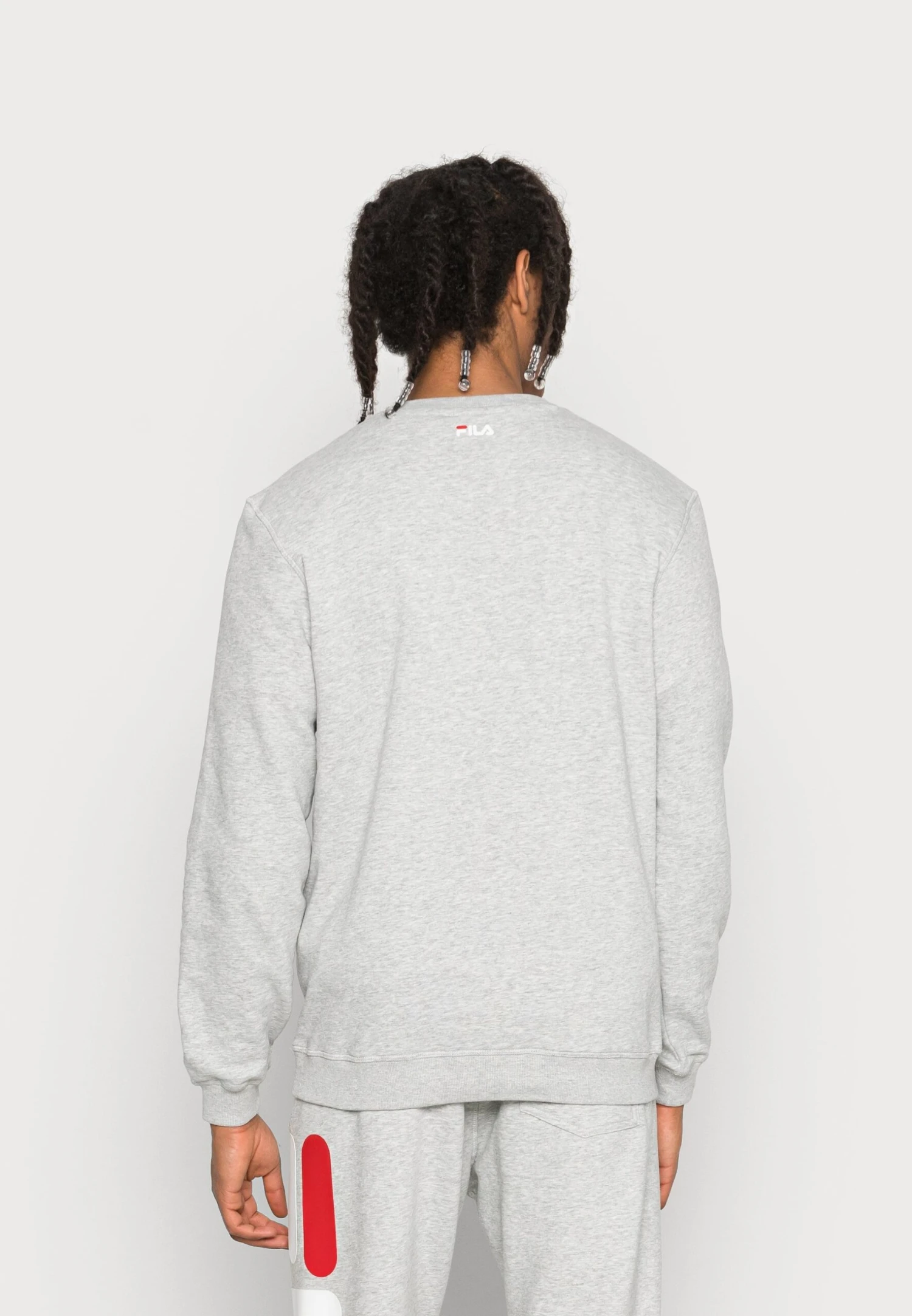 Fila Barbian Crew Unisex - Sudadera - Light Grey Melange 3 Fila Barbian Crew Unisex - Sudadera - Light Grey Melange - Imagen 3