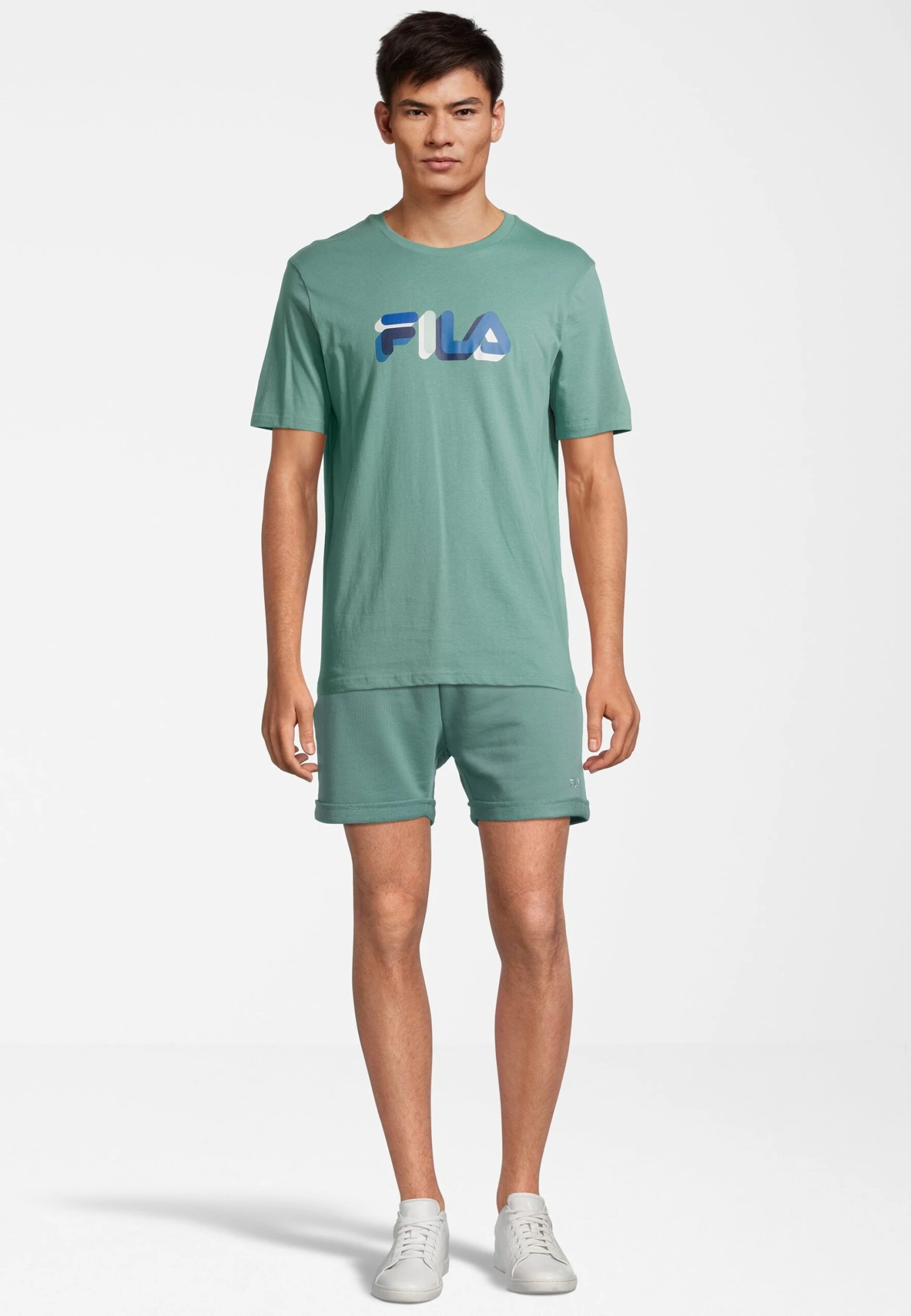 Fila Apparel Blunk Regular Graphic Tee - Camiseta Estampada - Beryl Green 2 Fila Apparel Blunk Regular Graphic Tee - Camiseta Estampada - Beryl Green - Imagen 2