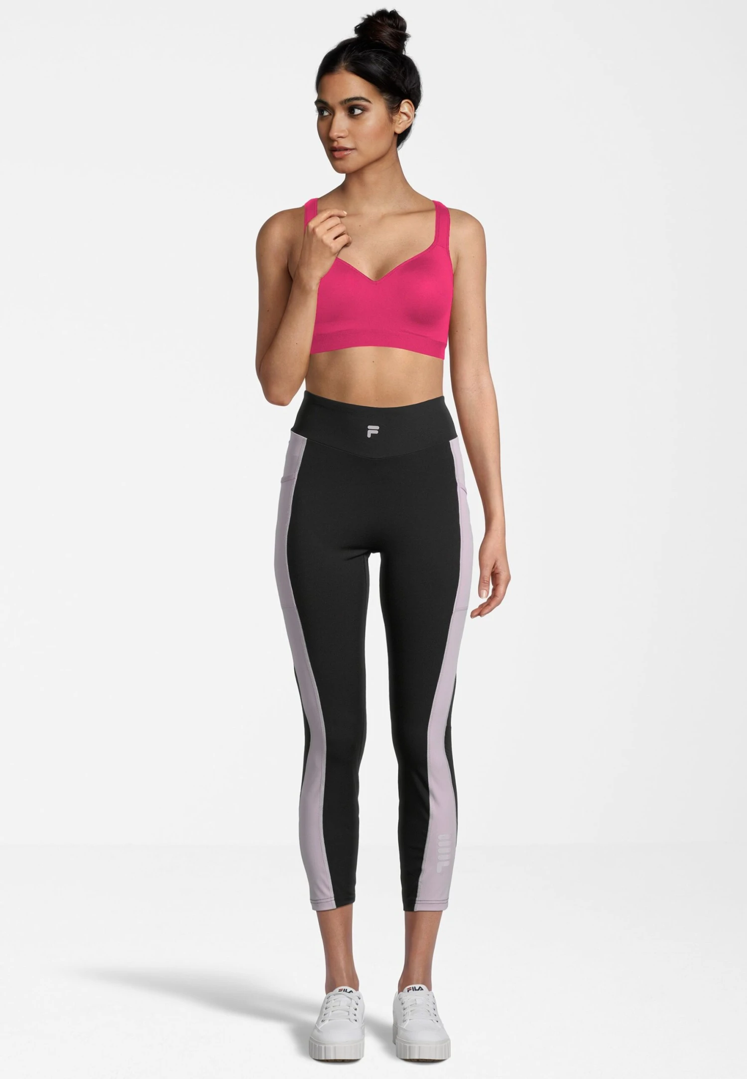 Fila Reut - Sujetadores Deportivos Con Sujeción Media - Pink Yarrow 2 Fila Reut - Sujetadores Deportivos Con Sujeción Media - Pink Yarrow - Imagen 2