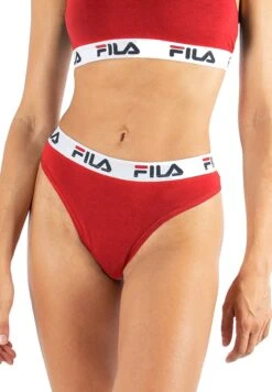 Fila Regular Waist Breiter Logo-Bund - Tanga - Rot