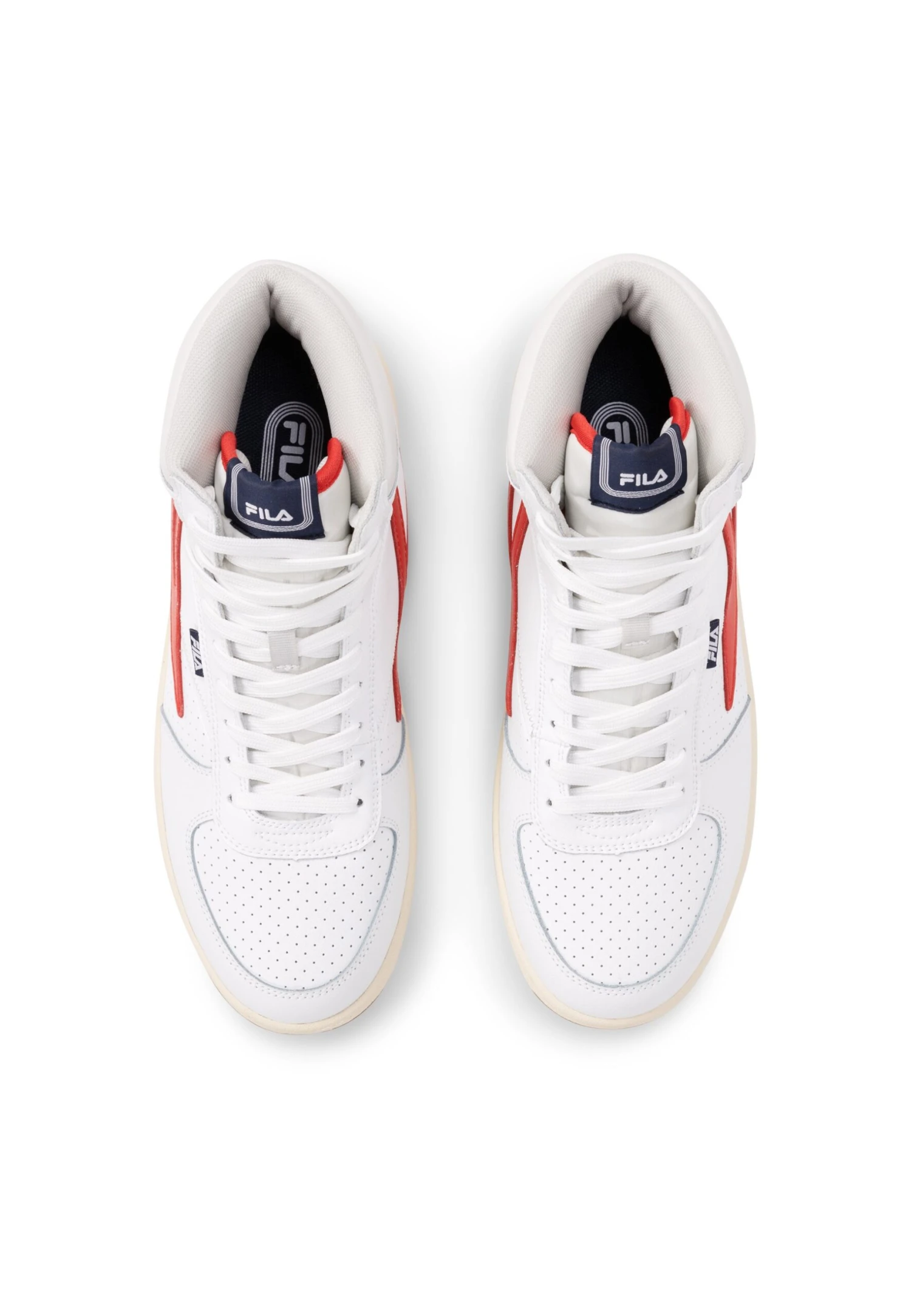 Footwear Sevaro Mid - Zapatillas Altas - White/Fila Red 3 Footwear Sevaro Mid - Zapatillas Altas - White/Fila Red - Imagen 3