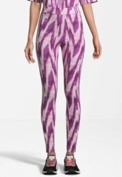 Fila Calla Heigh Waist - Medias - Purple Abstract Etno Aop