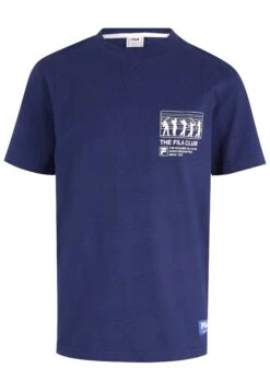 Fila Apparel Temnitztal- Camiseta Estampada - Medieval Blue