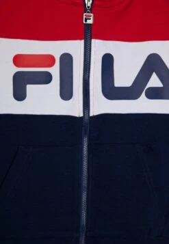 Fila Baar Ebenhausen Blocked Zip Hoody Unisex - Sudadera Con Cremallera - Medieval Blue/True Red/Bright White -Fila a03d2011f20a4acda445197577de08aa
