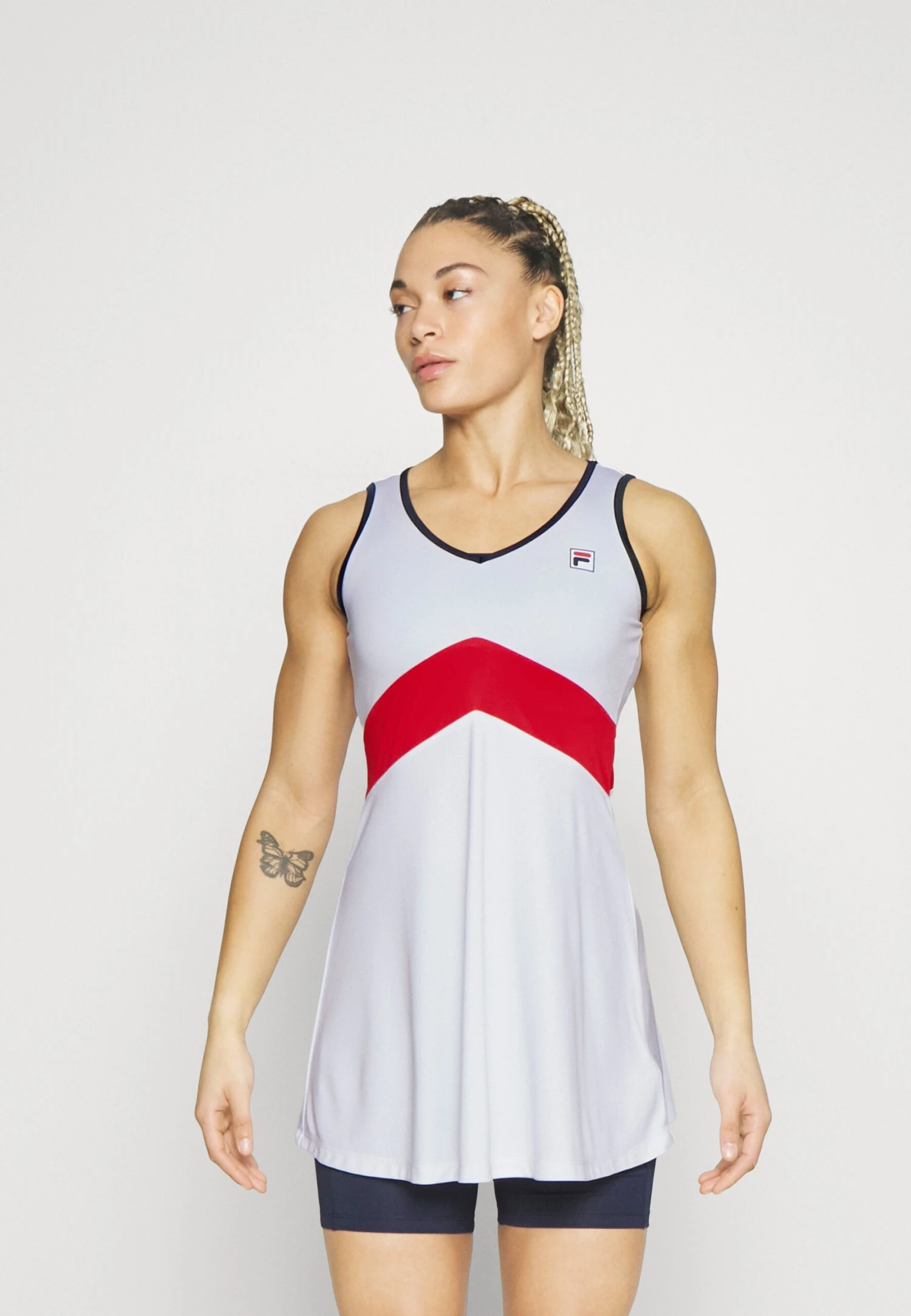 Fila Gloria - Vestido De Deporte - White/Red 1 Fila Gloria - Vestido De Deporte - White/Red