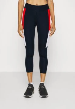 Fila Leggings Ellie - Medias - Peacoat Blue/Red/White