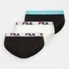 Fila Man Brief 3 Pack - Braguitas - Black/Blue Light/White
