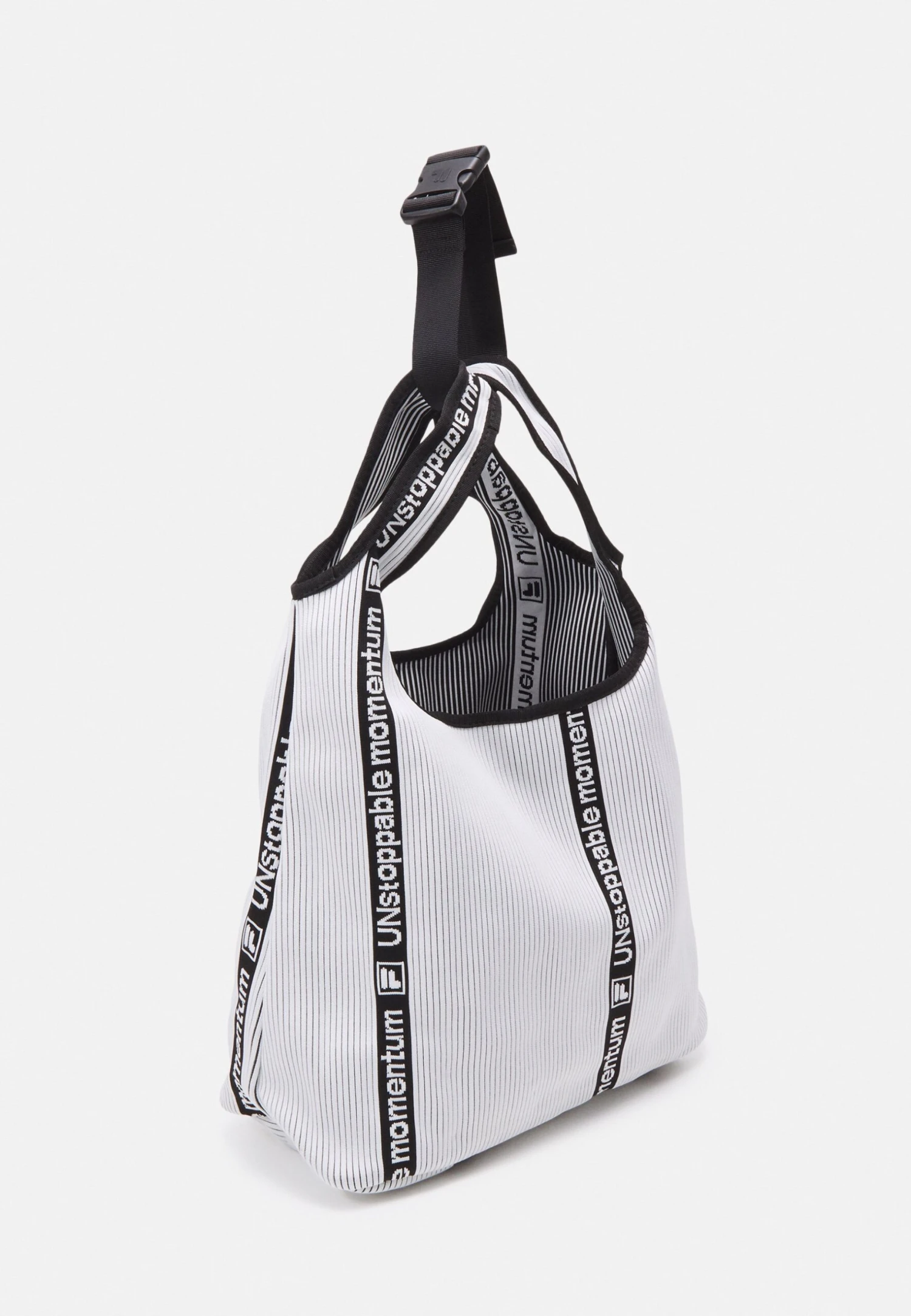 Fila Thane Ribbed Message Unisex - Bolso Shopping - Cloud Dancer/Moonless Night 2 Fila Thane Ribbed Message Unisex - Bolso Shopping - Cloud Dancer/Moonless Night - Imagen 2