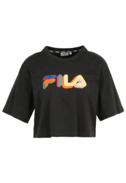 Fila Apparel Beuna Cropped Graphic Tee - Camiseta Estampada - Black -Fila b0dcadde017a4454a1cb731d448b1550
