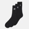 Fila Crew Tennis 6 Pack Unisex - Calcetines - Black