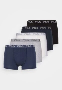 Fila Man 5 Pack - Culotte - White/Black/Dark Blue/Grey/Jeans Melange