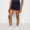 Fila Shorts Evie - Pantalón Corto De Deporte - Navy/Red