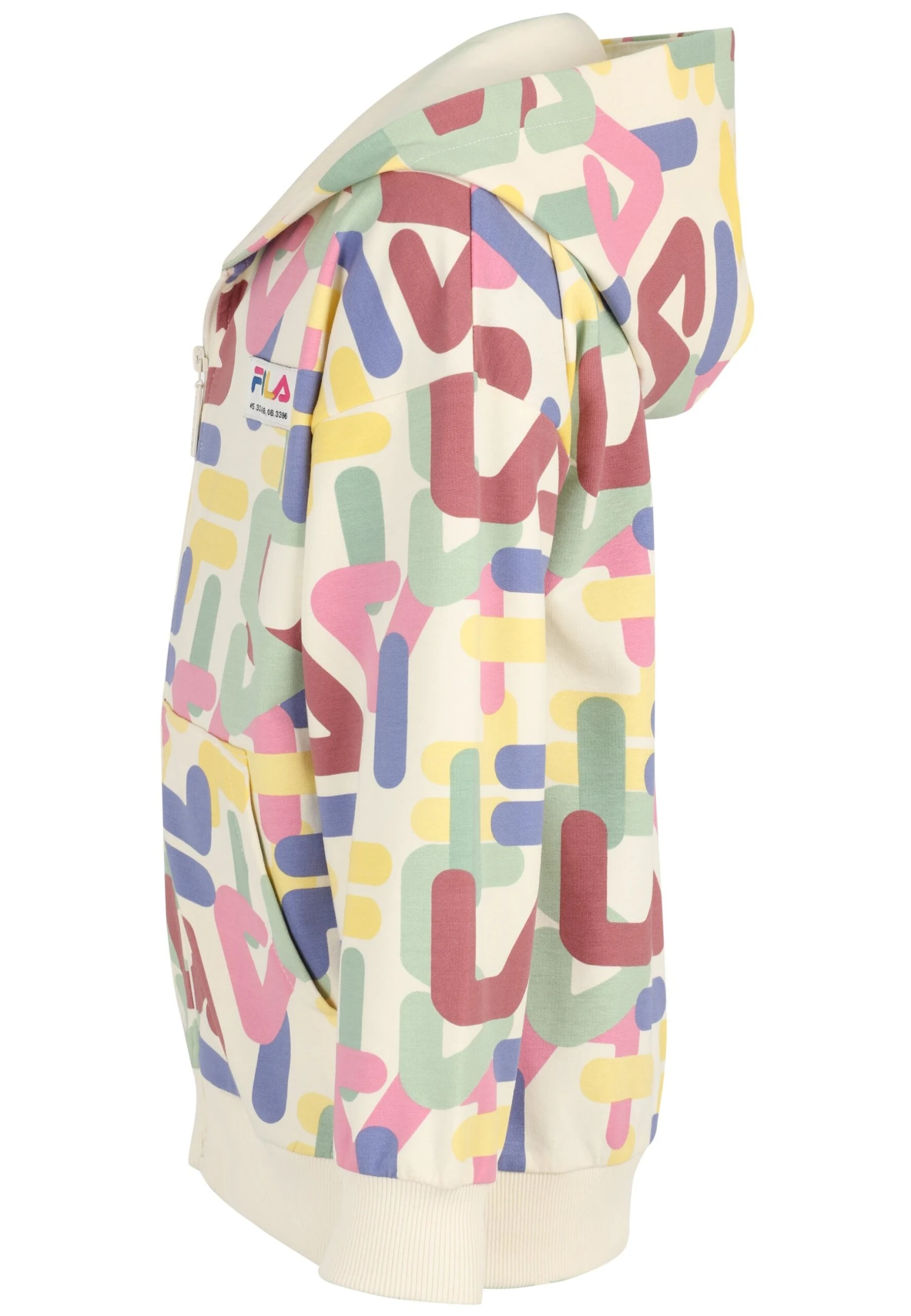 Fila Trennewurth Aop- Sudadera Con Cremallera - Antique White Letter Aop 2 Fila Trennewurth Aop- Sudadera Con Cremallera - Antique White Letter Aop - Imagen 2