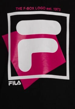 Fila Bibertal F-Box Logo Cropped Hoody - Jersey Con Capucha - Black -Fila bc39e84af5434d89abbfe59267189242