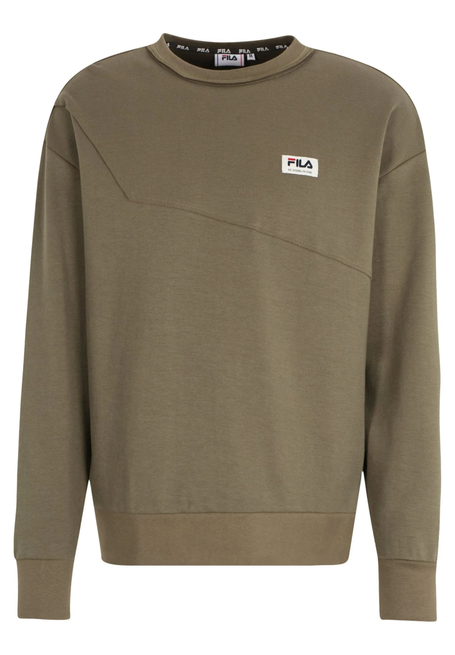 Fila Tricase Boxy Crew- Sudadera - Burnt Olive 4 Fila Tricase Boxy Crew- Sudadera - Burnt Olive - Imagen 4