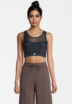 Fila Apparel Ribe Aop - Sujetadores Deportivos Con Sujeción Media - Black Pills Camo Aop