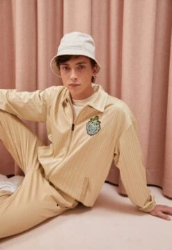 Fila Taarstedt Striped Track Jacket - Chaqueta De Entrenamiento - Fields Of Rye/Antique White