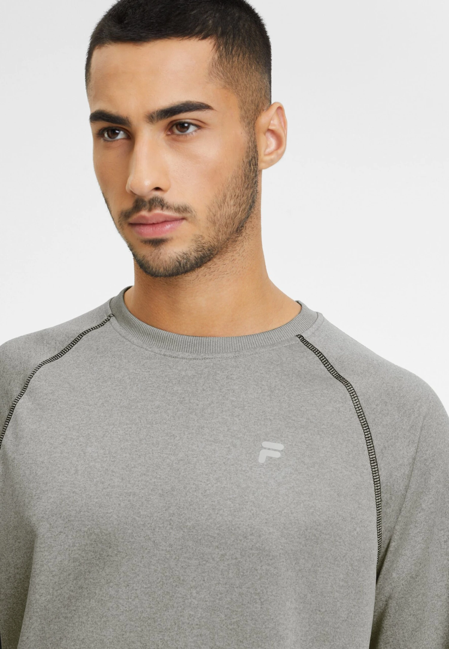 Fila Landin Raglan Crew - Sudadera - Light Grey Melange 4 Fila Landin Raglan Crew - Sudadera - Light Grey Melange - Imagen 4