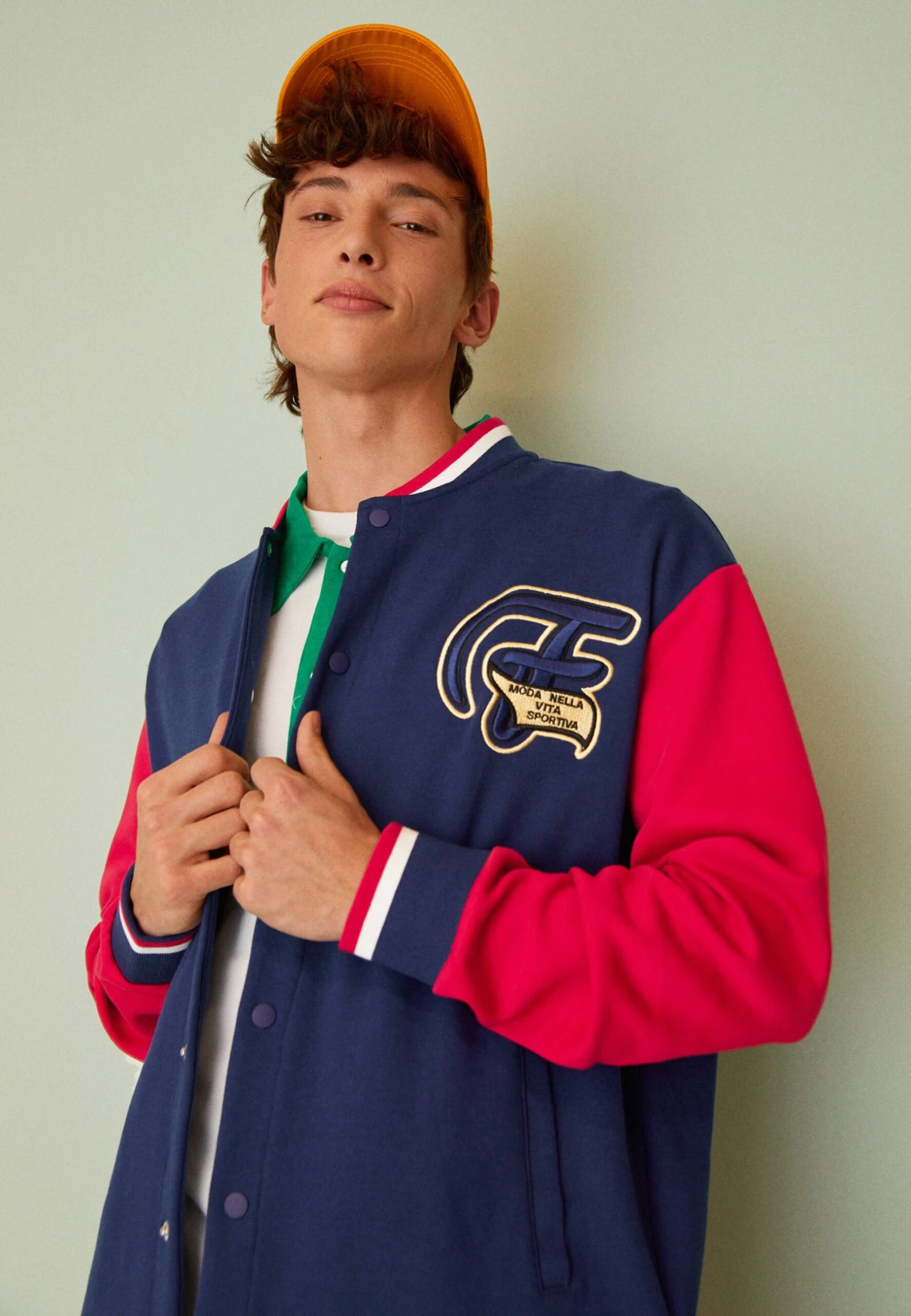 Fila Zurow College Jacket - Sudadera Con Cremallera - Medieval Blue/True Red 1 Fila Zurow College Jacket - Sudadera Con Cremallera - Medieval Blue/True Red
