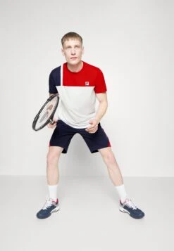 Fila Karl - Camiseta Deportiva - White/Red 9 Fila Karl - Camiseta Deportiva - White/Red -Fila cdb2ad8946c541eeab501f55e1056496