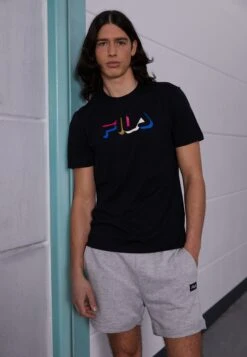 Fila Belen Tee - Camiseta Estampada - Black Beauty