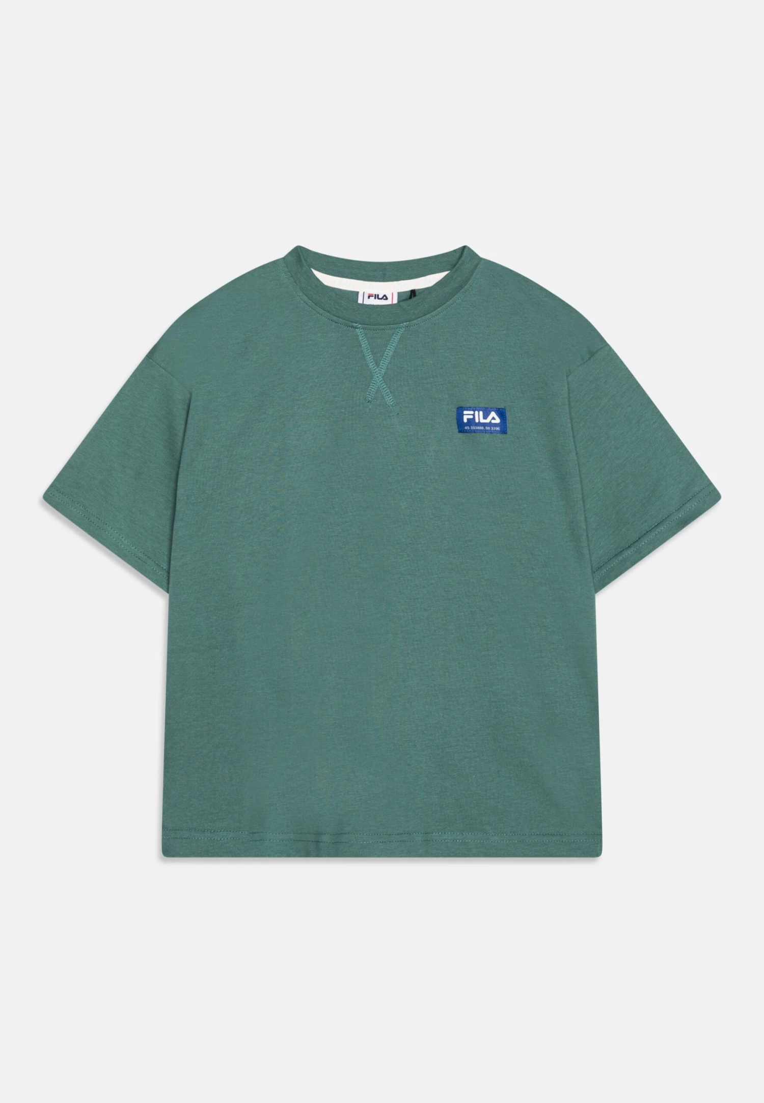 Fila Toutendorf Oversized Unisex - Camiseta Básica - Blue Spruce 1 Fila Toutendorf Oversized Unisex - Camiseta Básica - Blue Spruce
