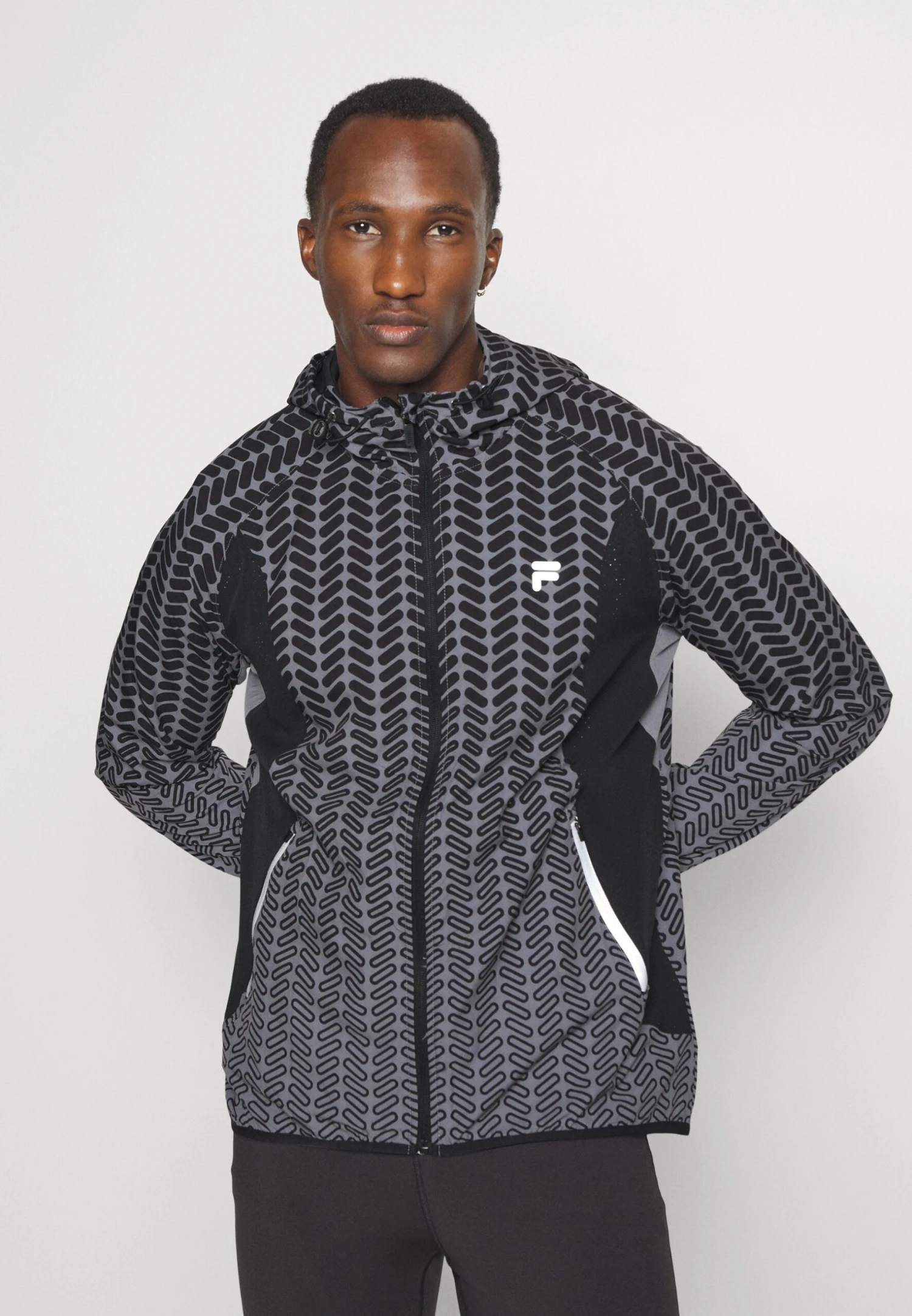 Fila Raga Hooded Running Jacket - Chaqueta De Running - Night Owl 4 Fila Raga Hooded Running Jacket - Chaqueta De Running - Night Owl - Imagen 4