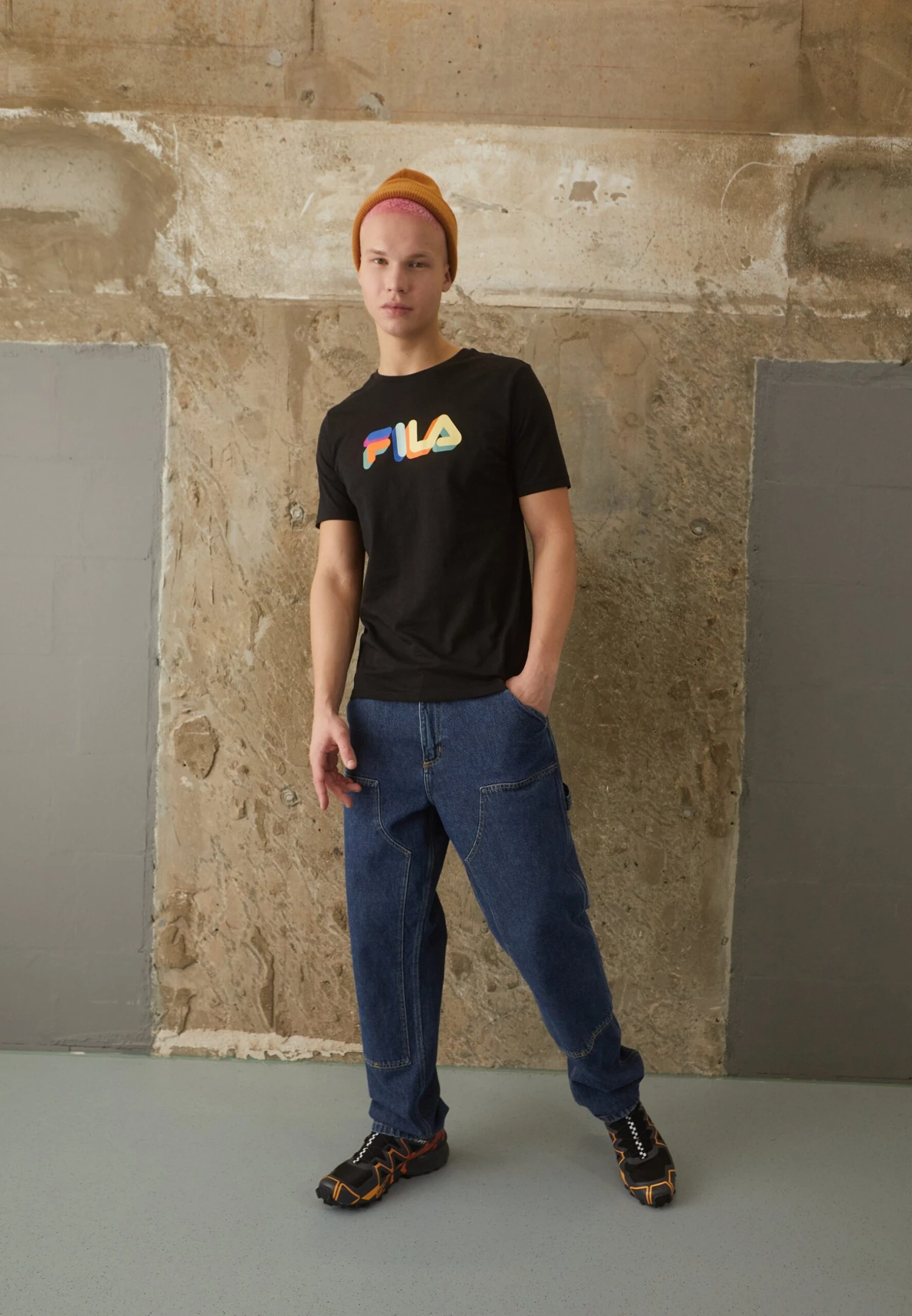 Fila Blunk Regular Graphic Tee - Camiseta Estampada - Black 2 Fila Blunk Regular Graphic Tee - Camiseta Estampada - Black - Imagen 2