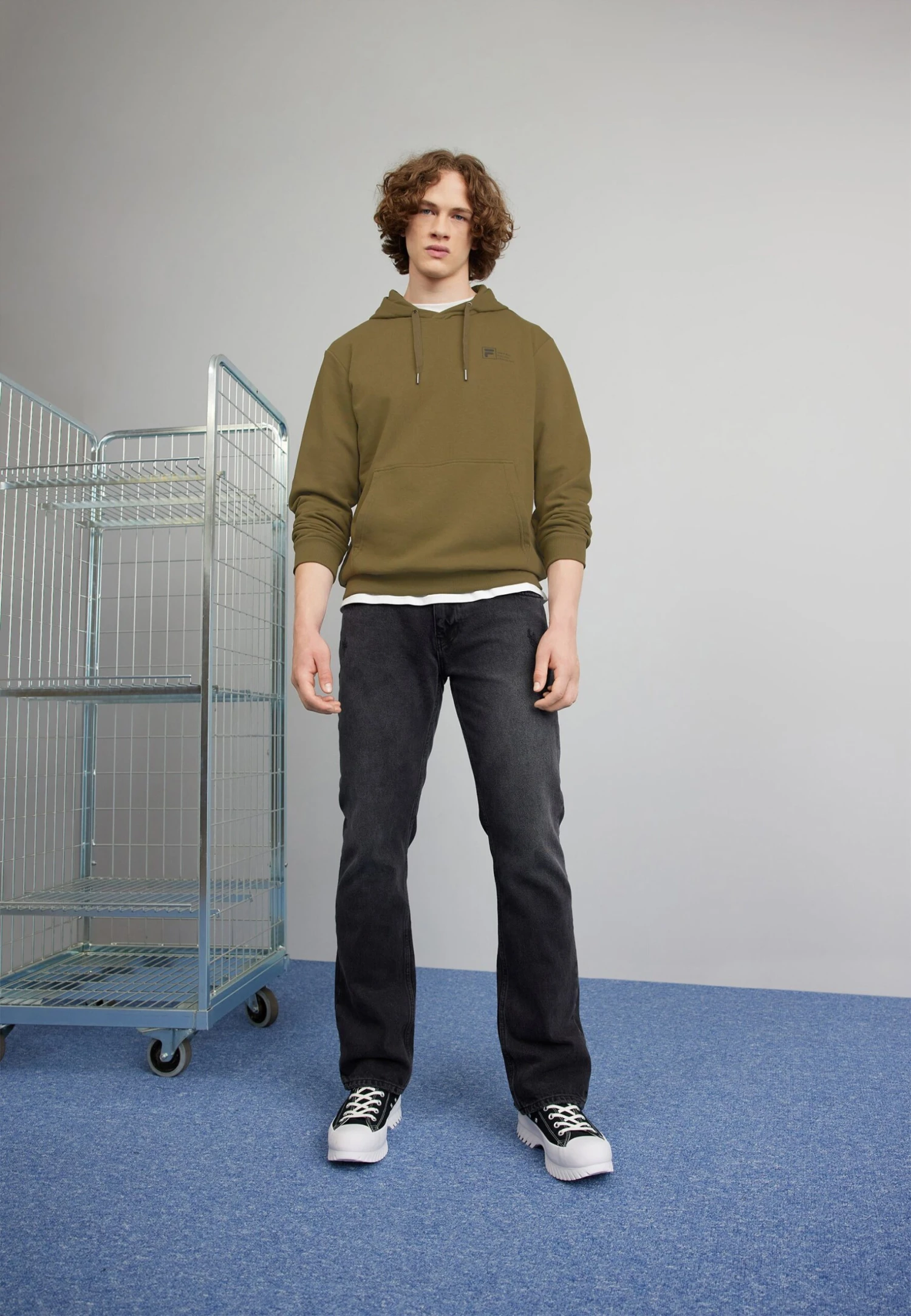 Fila Balbronn Hoody - Sudadera - Olive Night 2 Fila Balbronn Hoody - Sudadera - Olive Night - Imagen 2