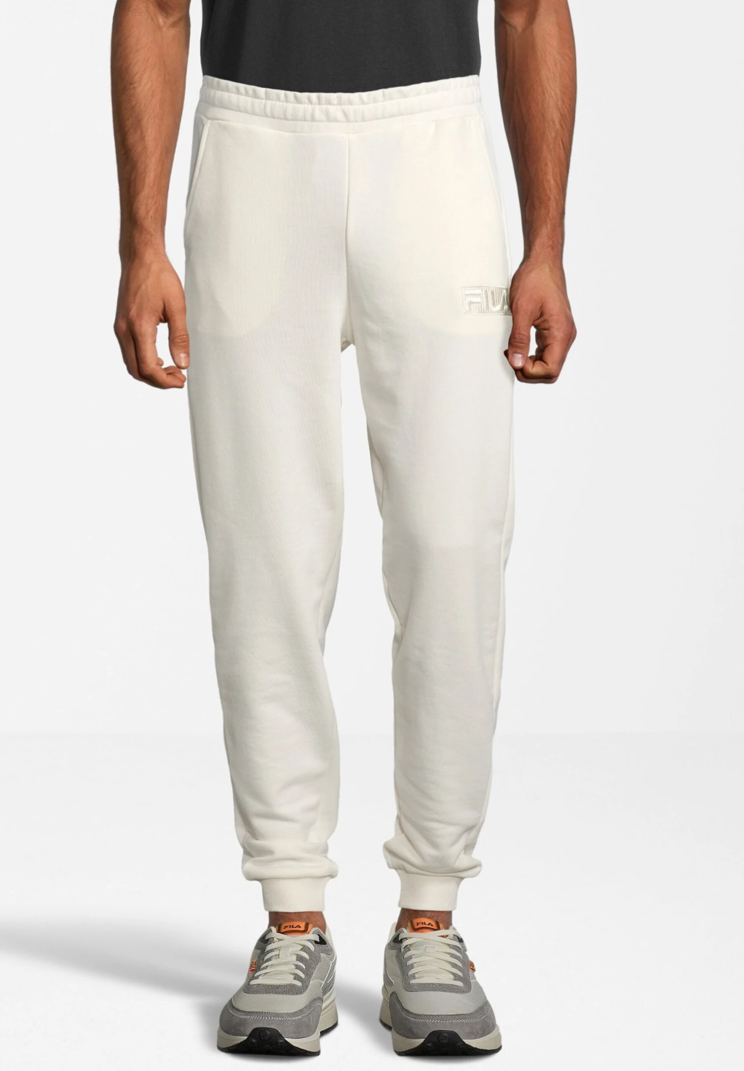 Fila Baska - Pantalones Deportivos - Egret 1 Fila Baska - Pantalones Deportivos - Egret