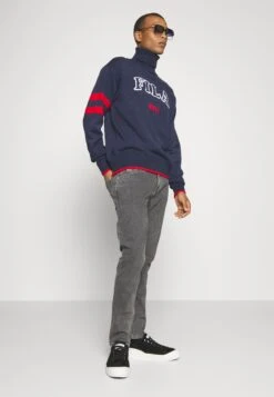 Fila Tirupati Turtle Neck- Jersey De Punto - Black Iris -Fila d3c5bb60a4c8437a84b3dadc0d54fba0