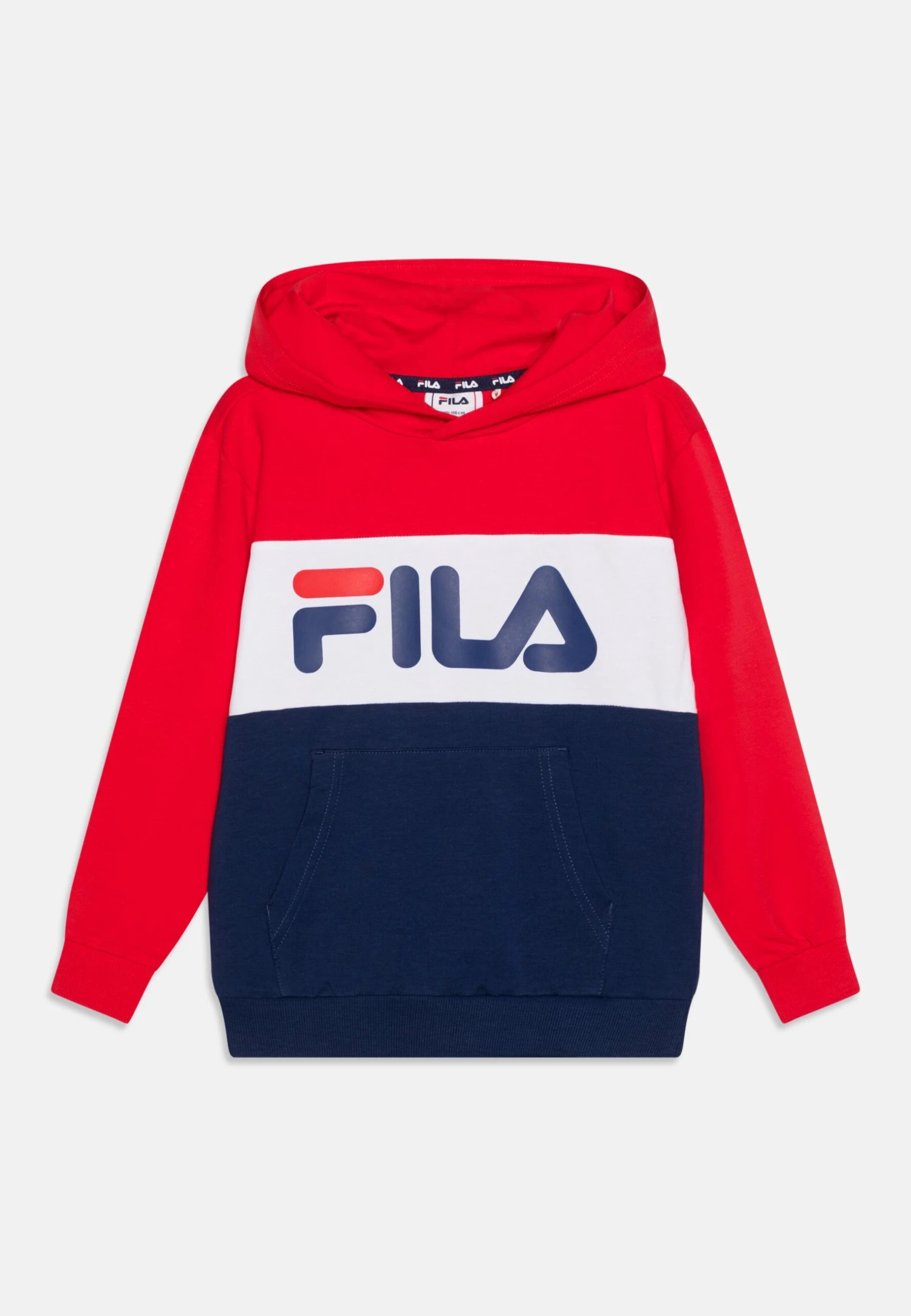 Fila Bagana Blocked Hoody Unisex - Sudadera - Medieval Blue/True Red/Bright White 1 Fila Bagana Blocked Hoody Unisex - Sudadera - Medieval Blue/True Red/Bright White