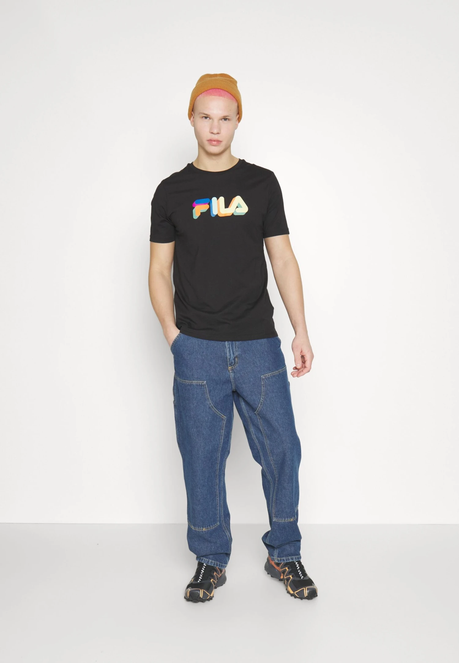 Fila Blunk Regular Graphic Tee - Camiseta Estampada - Black 5 Fila Blunk Regular Graphic Tee - Camiseta Estampada - Black - Imagen 5