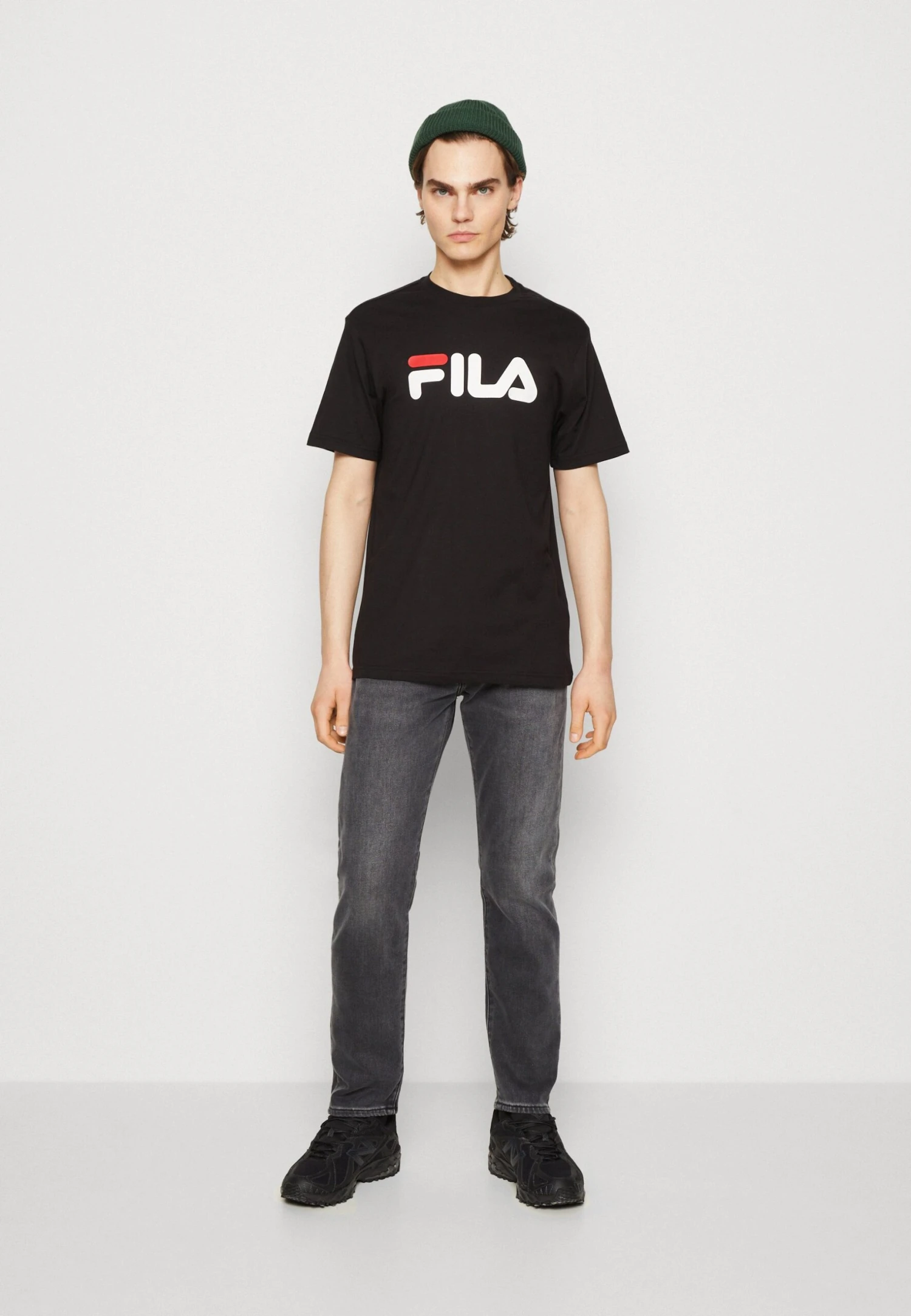 Fila Bellano Tee Unisex - Camiseta Estampada - Black 2 Fila Bellano Tee Unisex - Camiseta Estampada - Black - Imagen 2
