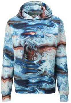 Fila Corato - Jersey Con Capucha - Blue Acrylic Pouring Aop