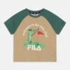 Fila Teschendorf Tee Unisex - Camiseta Estampada - Fields Of Rye/Blue Spruce