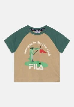 Fila Teschendorf Tee Unisex - Camiseta Estampada - Fields Of Rye/Blue Spruce