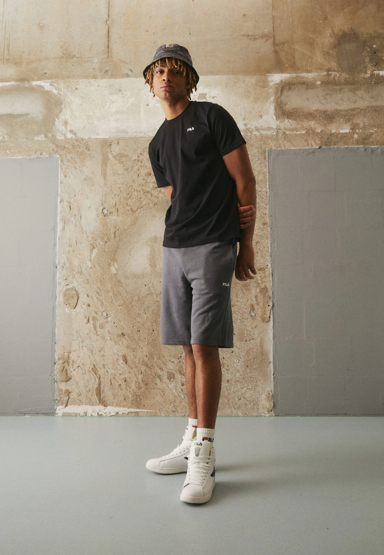 Fila Blehen - Shorts - Iron Gate 2 Fila Blehen - Shorts - Iron Gate - Imagen 2