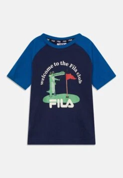Fila Teschendorf Tee Unisex - Camiseta Estampada - Medieval Blue/Lapis Blue