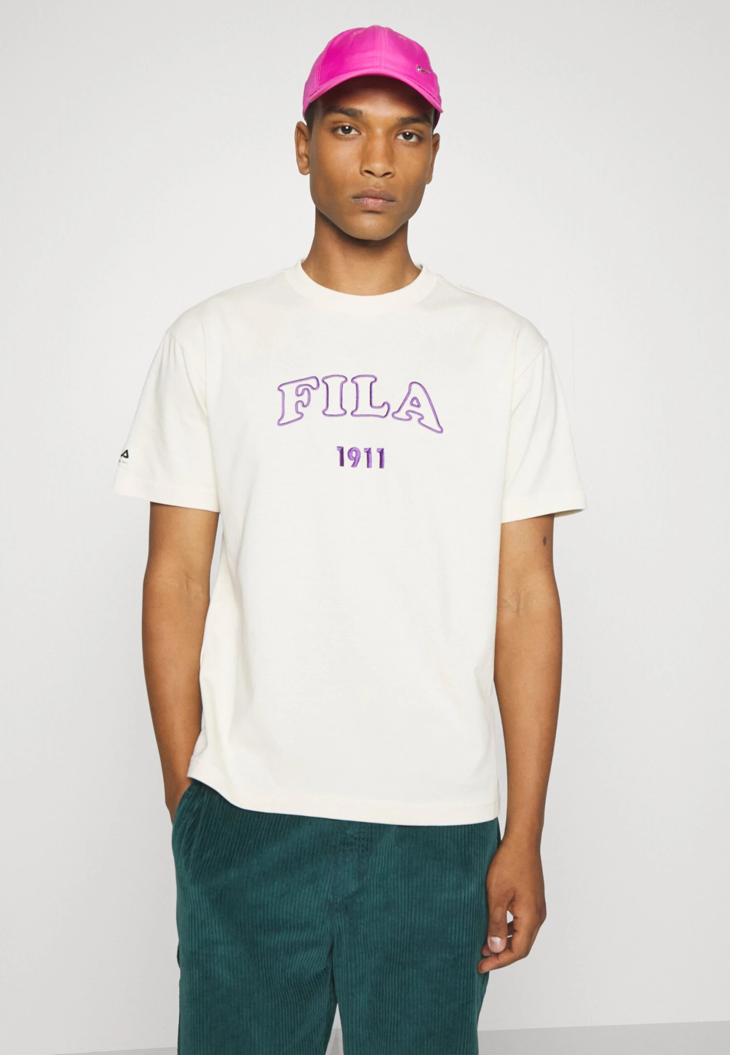 Fila Tripoli Unisex - Camiseta Estampada - Whitecap Gray 4 Fila Tripoli Unisex - Camiseta Estampada - Whitecap Gray - Imagen 4