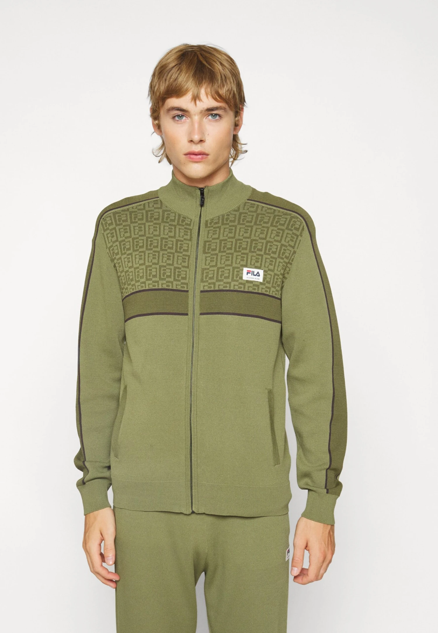 Fila Teramo - Chaqueta De Punto - Burnt Olive 4 Fila Teramo - Chaqueta De Punto - Burnt Olive - Imagen 4