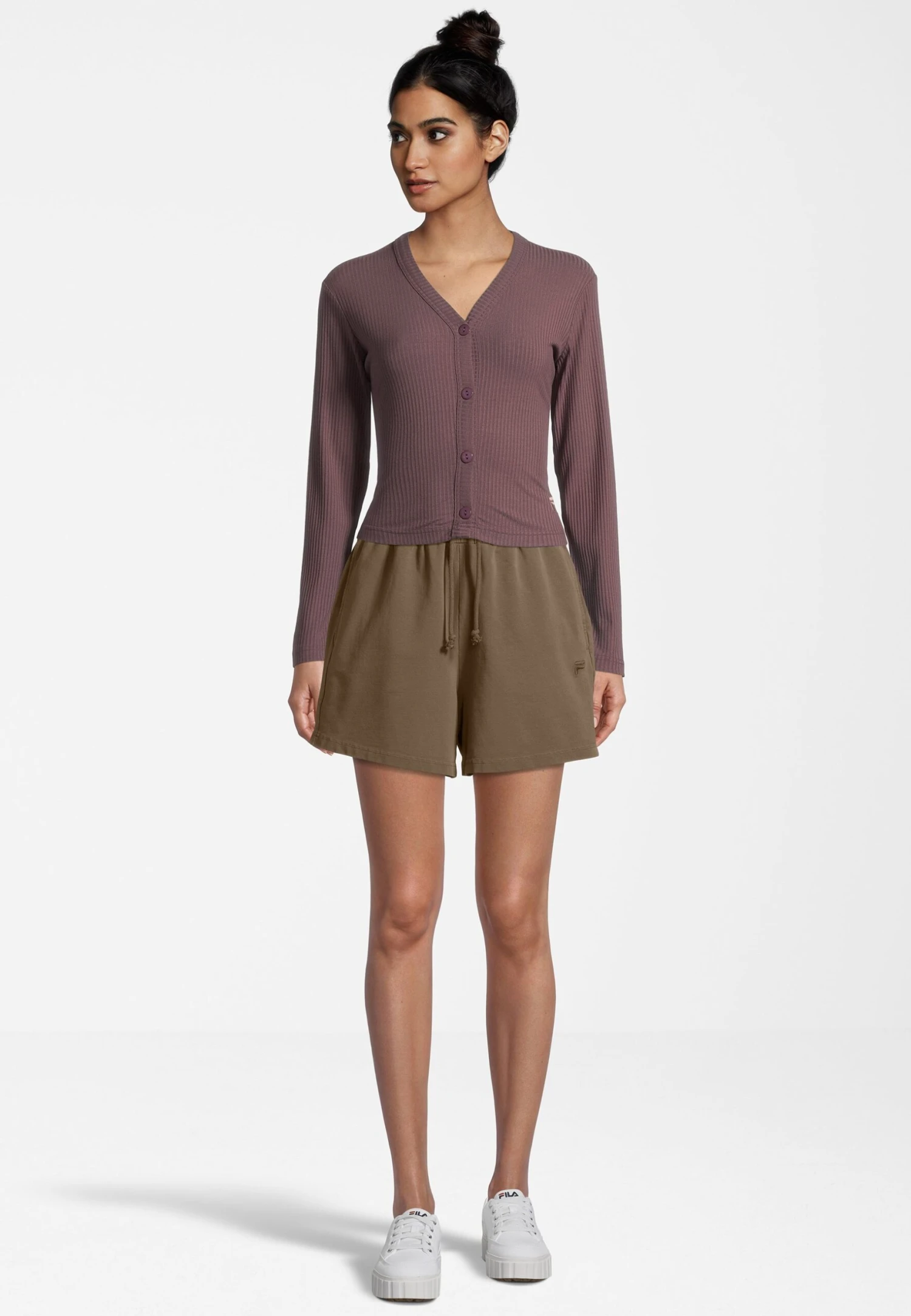 Fila Cambrils High Waist - Pantalón Corto De Deporte - Sepia Tint 2 Fila Cambrils High Waist - Pantalón Corto De Deporte - Sepia Tint - Imagen 2