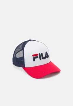 Fila Beppu Trucker Linear Logo Snap Back Unisex - Gorra - True Red/Bright White/Medieval Blue