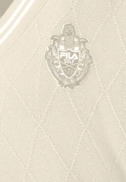 Fila Telling V Neck - Jersey De Punto - Antique White -Fila f40de1f2915d40c991e85cdc72c1d158