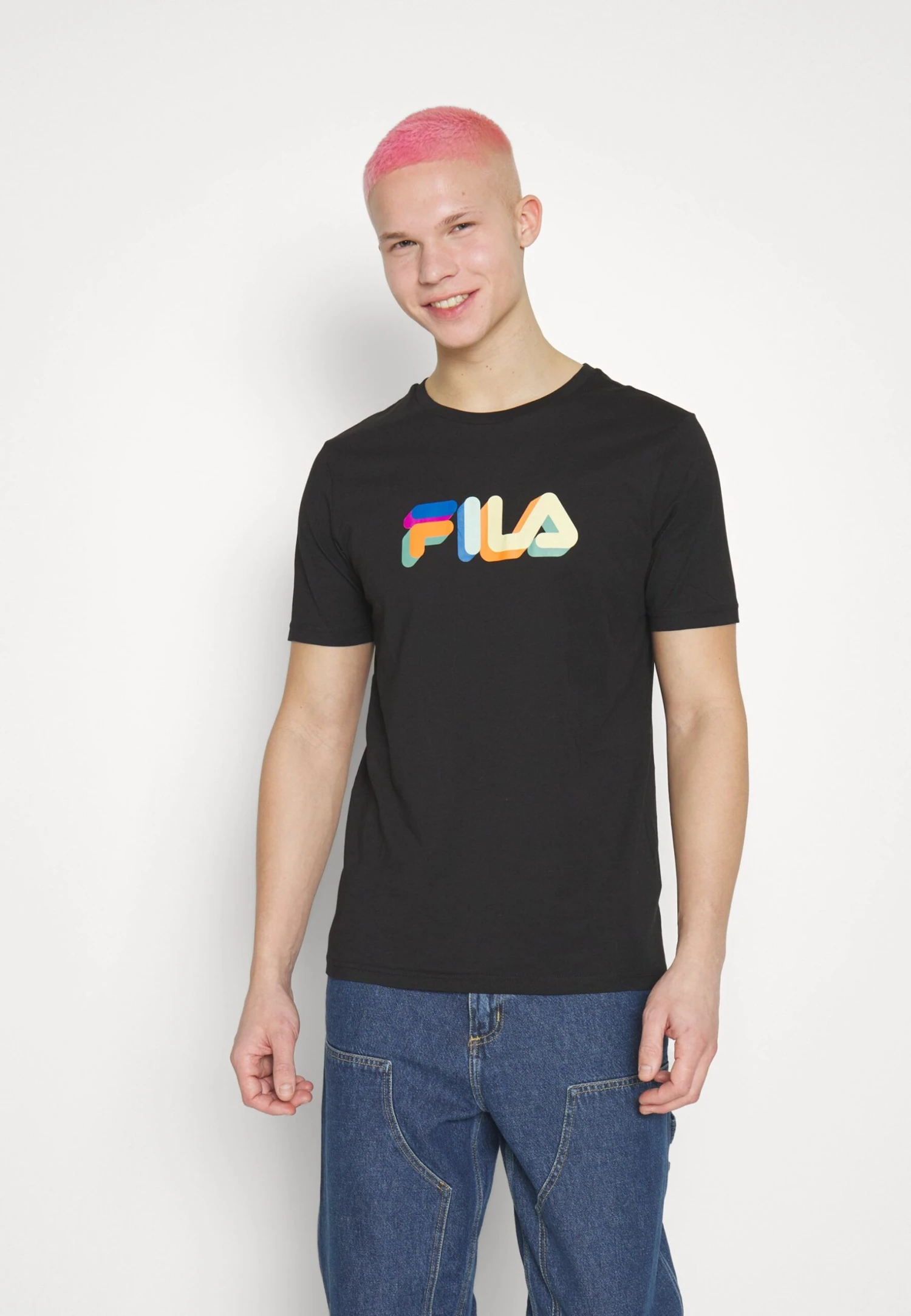 Fila Blunk Regular Graphic Tee - Camiseta Estampada - Black 3 Fila Blunk Regular Graphic Tee - Camiseta Estampada - Black - Imagen 3