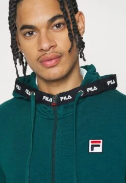 Fila Jacket Benny - Sudadera Con Cremallera - Deap Teal -Fila f50adc12fe0743cc9c2a3b57deb13219