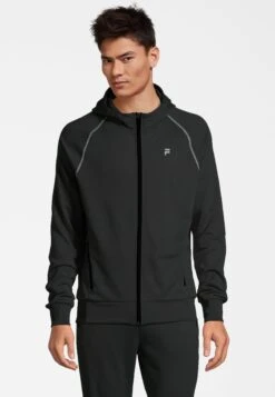 Fila Lage Slim- Sudadera Con Cremallera - Black