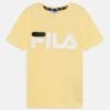 Fila Baia Mare Classic Logo Tee Unisex - Camiseta Estampada - Pale Banana