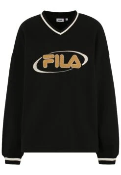 Fila Helen Loose Fit V-Neck- Sudadera - Black